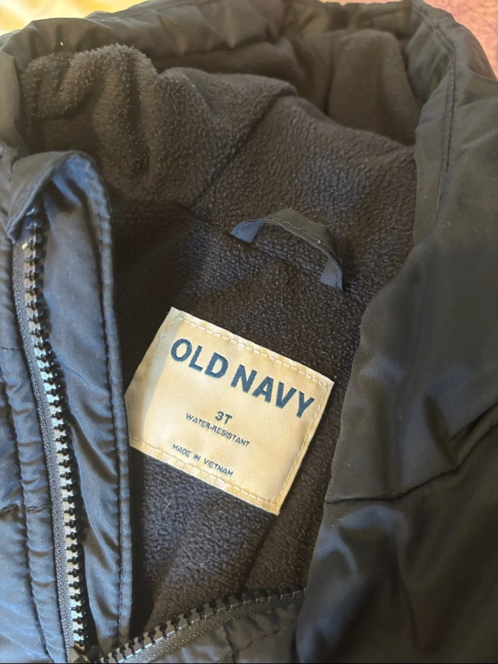 Old Navy Kids Hooded Puffer Jacket - Navy Blue